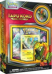Pokemon Tapu Koko Pin Collection Box - US Version